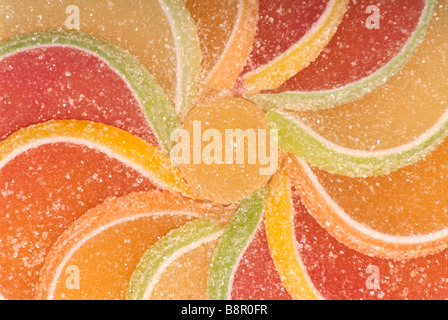 Jelly Slices Sweets Candy Candies Patterns Stock Photo