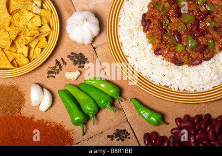 Mexican/Texan Food Stock Photo