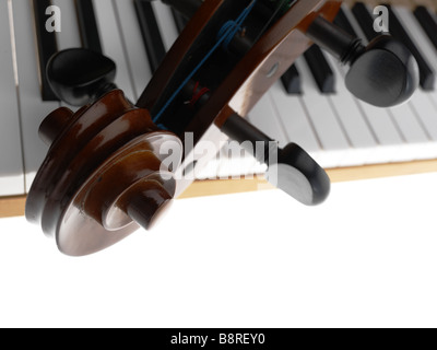 Cello, Viola, Piano, Keyboard, Music, Still Life, Instruments, Orchestra, Classic Stock Photo