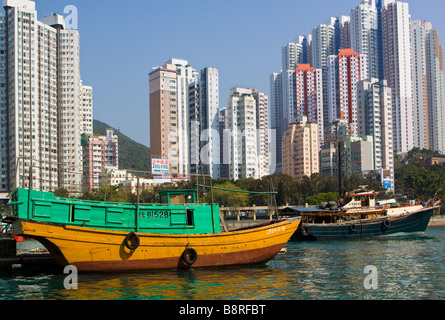 Aberdeen Harbour Hong Kong Island Stock Photo