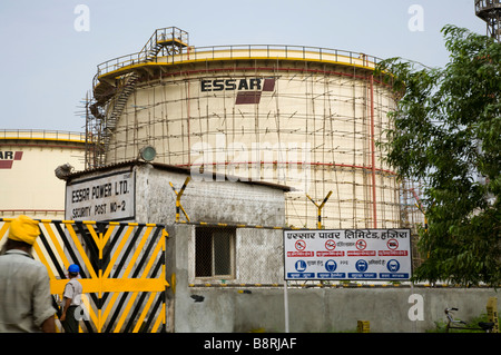 Essar Power (Hazira) Limited of India. Hazira, Surat, Gujarat. India. Stock Photo