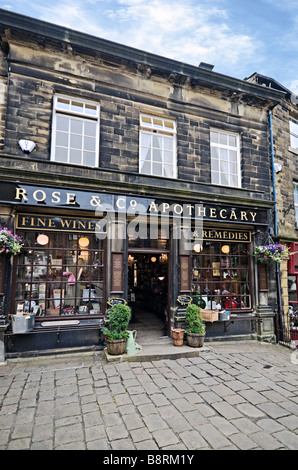 Rose and Co Apothecary Howarth UK Stock Photo