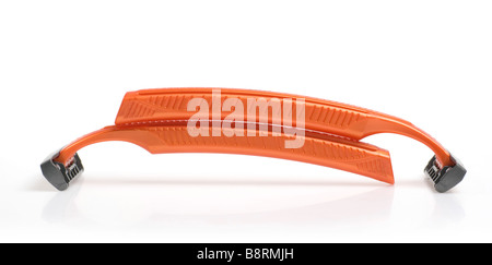 The disposable razor The shaving machine tool isolated on a white background Stock Photo