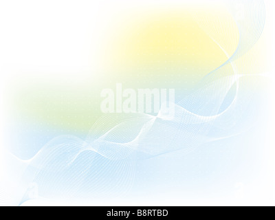 Abstract pastel coloured background with flowing lines Stock Photo
