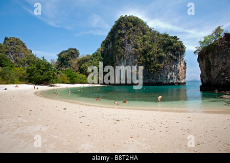 Southern Thailand: Hong Island: Lagoon and Beach Stock Photo