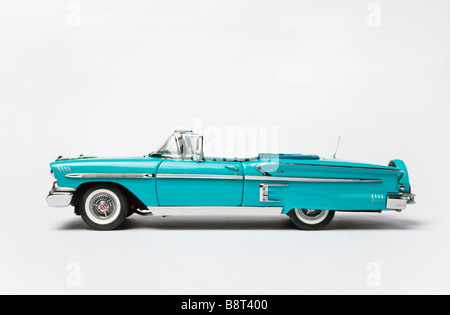 Scale model of 1958 Chevrolet Impala Stock Photo