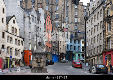 West bow. Victoria street Edinburgh Stock Photo