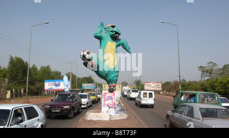 Hippo statue Stock Photo