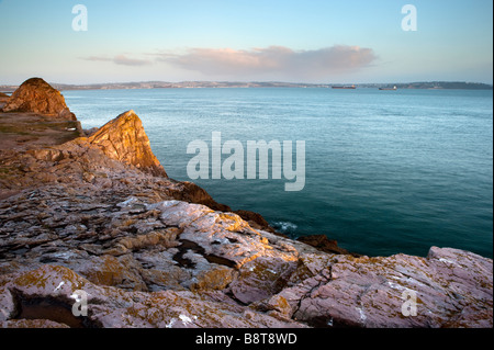 View from Napoleonic Fort Berry Head. Brixham. Devon. UK. Europe Stock Photo