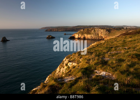 View from Napoleonic Fort Berry Head. Brixham. Devon. UK. Europe Stock Photo