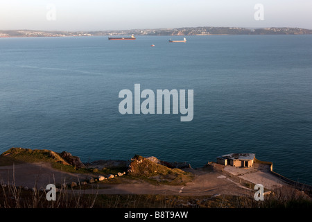 View from Napoleonic Fort Berry Head. Brixham. Devon. UK. Europe Stock Photo