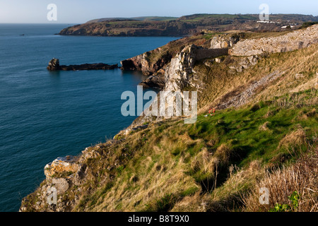 View from Southern Fort Berry Head. Brixham. Devon. UK. Europe Stock Photo