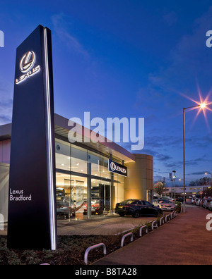 Lexus car showroom Stock Photo