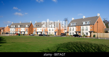 Newly built housing estate. UK Stock Photo
