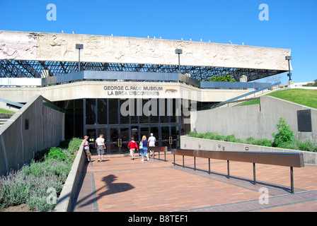 George C.Page Museum, La Brea Tar Pits, Wilshire Boulevard, Los Angeles, California, United States of America Stock Photo