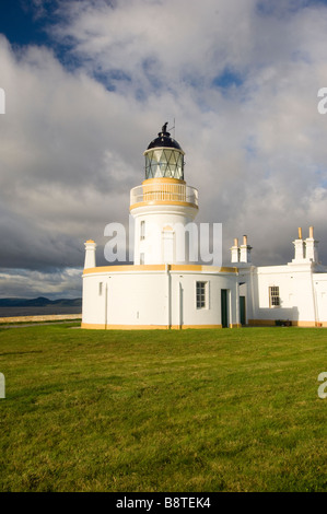 Chanonry Point lighthouse, located near the village of Fortrose on the Moray Firth, Scotland.