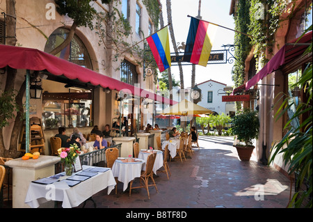 Restaurant in La Arcadia on State Street (the main street), Santa Barbara, California, USA Stock Photo