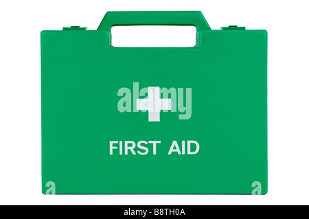 First Aid Box, Cut Out. Stock Photo