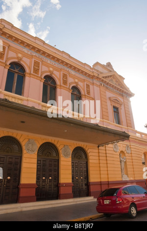 Panama National Theater  facade. Old Quarter, Panama City, Republic of Panama, Central America Stock Photo
