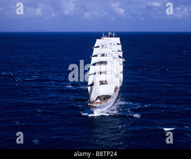 TALL SHIP NIPPON MARU JAPAN Stock Photo