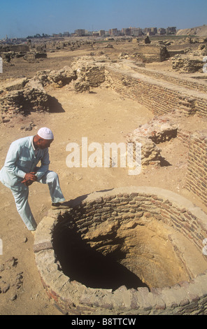 AlFustat archaeological site, Egypt. AlFustat was the first capital