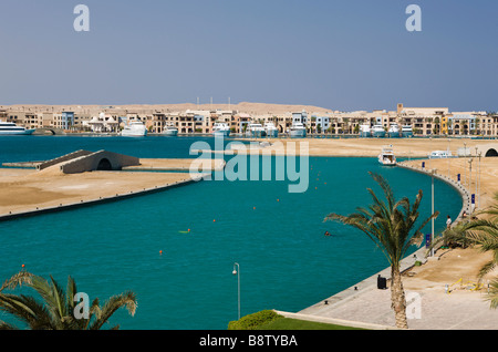 Harbour of Port Ghalib Marsa Alam Red Sea Egypt Stock Photo