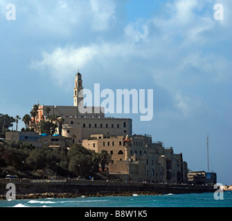 Israel Jaffa The Andromeda rock at the entrance to the harbour Stock ...