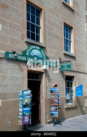 Salamanca Place in Hobart, Tasmania Australia Stock Photo