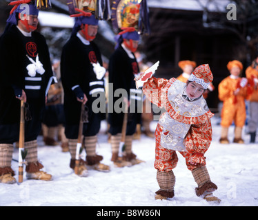 Hachinohe Enburi Festival, Aomori, Japan Stock Photo