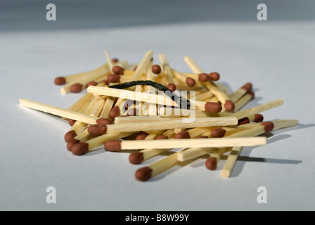 Another pile of matches 2 Stock Photo