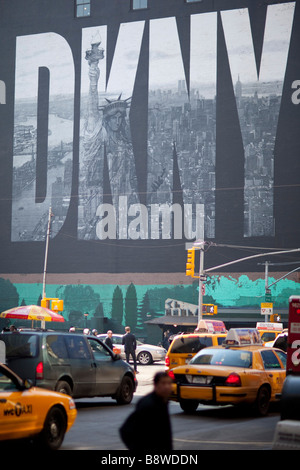 DKNY New York advertising Stock Photo