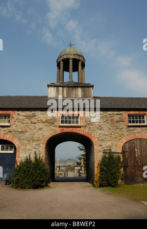 Bantry House is a stately home overlooking Bantry Bay in the south west of Ireland Stock Photo