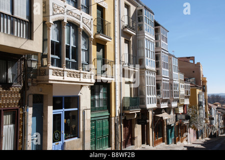 Balborraz street, Zamora, Spain Stock Photo