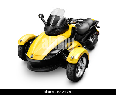 BRP Can Am Spyder Roadster 3-wheeled vehicle Stock Photo