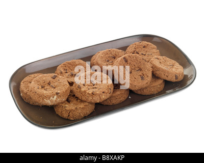 Mini Choclate Chip Cookies Stock Photo