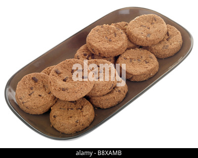 Mini Choclate Chip Cookies Stock Photo