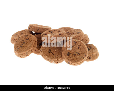 Mini Choclate Chip Cookies Stock Photo