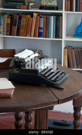 Ernest Heminway's Type writer House Key West Florida USA Stock Photo