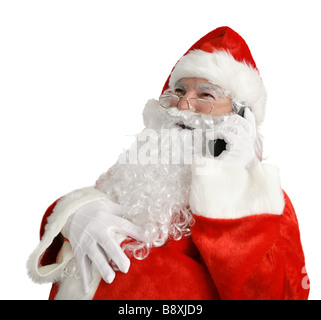 Santa clause at Christmas isolated on white background Stock Photo