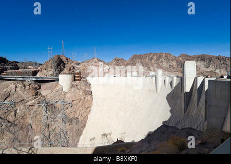 The Hoover Dam, Arizona/Nevada state border, USA Stock Photo