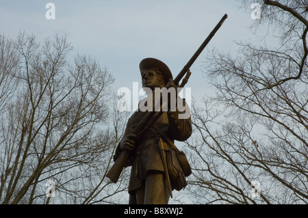 'Silent Sam' Confederate Soldier Memorial at the University of North Carolina at Chapel Hill Stock Photo