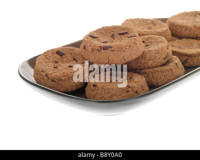 Mini Choclate Chip Cookies Stock Photo