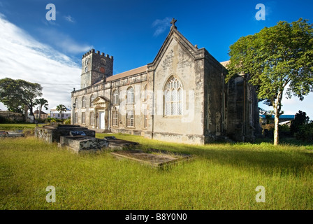 St. Peter's Parish Church, West Coast of Barbados, 'West Indies' Stock Photo