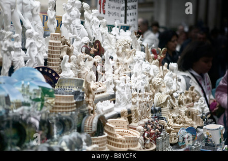 Tourist souvenir stand near the Trevi Fountains in Rome, Italy. Stock Photo