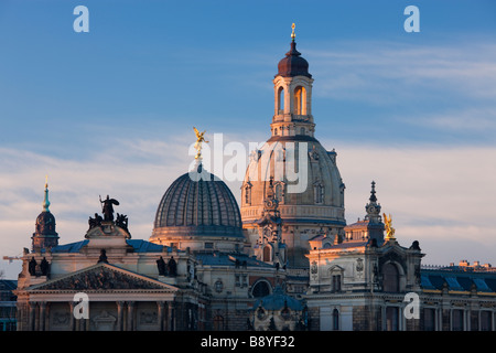 Dome of the Frauenkirche Dresden Saxony Germany