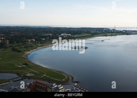 View of Malmo Sweden. Stock Photo