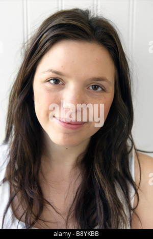 Portrait of a young woman Sweden. Stock Photo