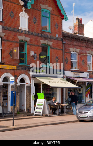 Munchies cafe bar shop in Aldeburgh,Suffolk,Uk Stock Photo
