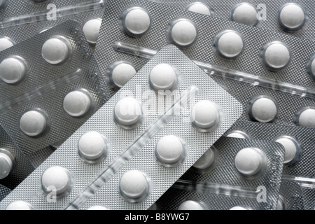 Tabletten in Verpackung Stock Photo