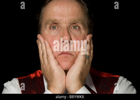 stressed man Stock Photo